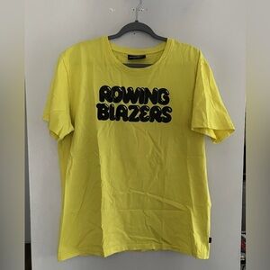Rowing Blazers Bubble Letter Yellow Tee